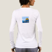 パレスチナの声 - 人類は正義のために泣くT トライブレンドTシャツ (背面)