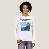 パレスチナの声 - 人類は正義のために泣くT トライブレンドTシャツ (正面全体)