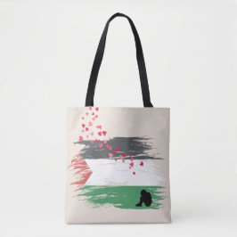 パレスチナの希望と愛トートバッグ – 連帯 トートバッグ