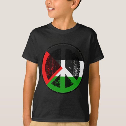 パレスチナの平和 Tシャツ (正面)