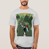 パレスチナの愛 – 刺激的なアートTシャツ Tシャツ (正面)