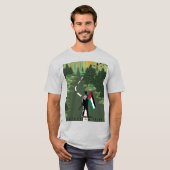 パレスチナの愛 – 刺激的なアートTシャツ Tシャツ (正面フル)