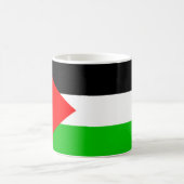 パレスチナの旗のマグ コーヒーマグカップ (中央)