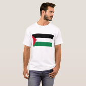 パレスチナの旗のTシャツ Tシャツ (正面フル)