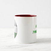 パレスチナの旗 ツートーンマグカップ (中央)