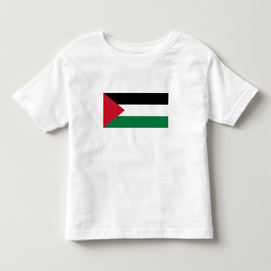 パレスチナの旗 トドラーTシャツ (正面)