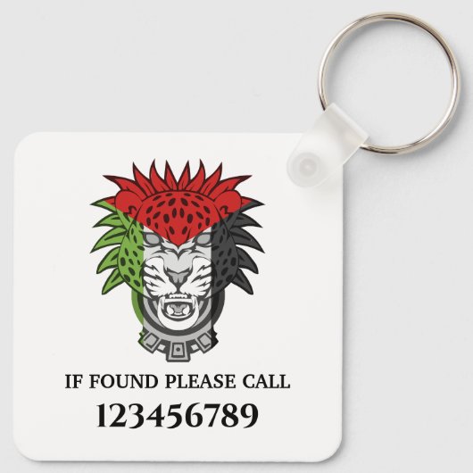 パレスチナの獅子 – パレスチナ国旗 キーホルダー (裏面)