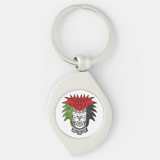 パレスチナの獅子 – パレスチナ国旗 キーホルダー (正面)