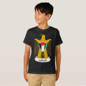 パレスチナの紋章付き外衣 Tシャツ (正面フル)