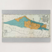 パレスチナの経済分割計画の地図 ジグソーパズル (横)