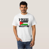 パレスチナの自由なTシャツ Tシャツ (正面フル)