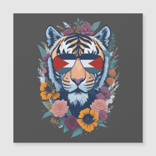 パレスチナの虎 – パレスチナ国旗 (正面)