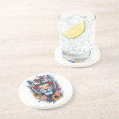 パレスチナの虎 – パレスチナ国旗 コースター (側面)