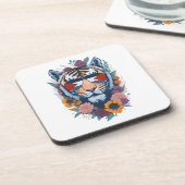 パレスチナの虎 – パレスチナ国旗 コースター (左側)