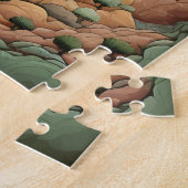 パレスチナの街並み ジグソーパズル (側面)