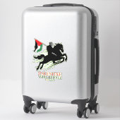 パレスチナの車のシール，パレスチナ国旗のデカール, G シール (スーツケース)