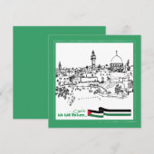 パレスチナの遺産と希望：私たちは戻る 招待状 (正面/裏面)