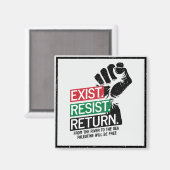 パレスチナは自由になるだろう マグネット (正面/裏面)