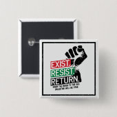 パレスチナは自由になるだろう 缶バッジ (正面&裏面)