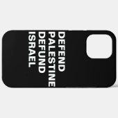 パレスチナを守りイスラエルに資金を貸し出す – アンチ・イスラエル Case-Mate iPhoneケース (裏面 (横))