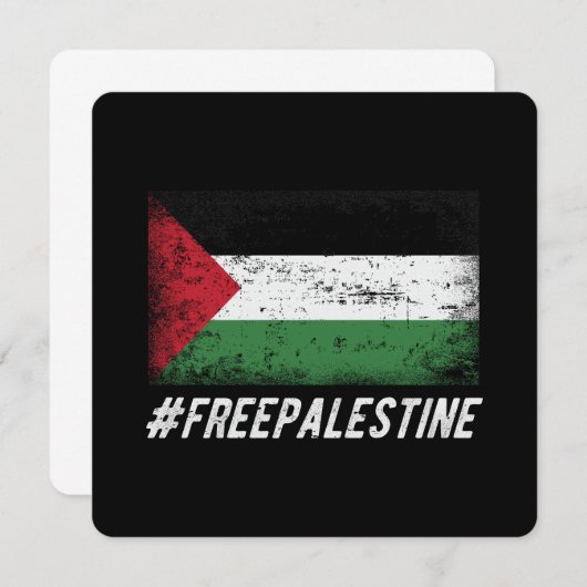 パレスチナを解放せよ パレスチナに連帯する (正面/裏面)