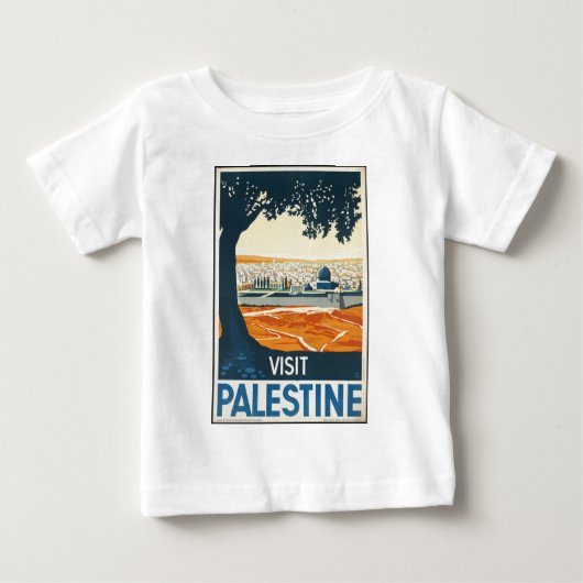 パレスチナを訪れる ベビーTシャツ (正面)