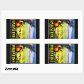 パレスチナを訪れる～古代の美しいが復活 長方形シール (シート)