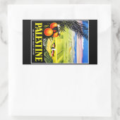 パレスチナを訪れる～古代の美しいが復活 長方形シール (バッグ)