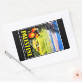 パレスチナを訪れる～古代の美しいが復活 長方形シール (封筒)