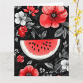 パレスチナスイカ カード (黄色い花)