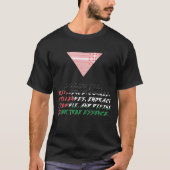 パレスチナスカーフ 赤い矢印, パレスチナ Tシャツ (正面)