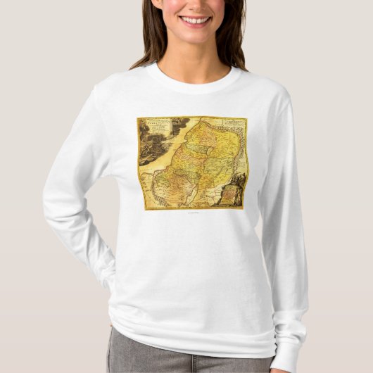 パレスチナパノラママップパレスチナ2 Tシャツ (正面)