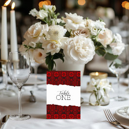 パレスチナ人のタトレズレッド テーブルナンバー