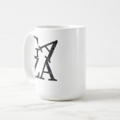 パレスチナ人の子どもたち保護と共に立つ コーヒーマグカップ (正面左)