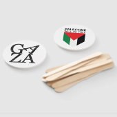 パレスチナ人の子どもたち保護と共に立つ ハンドファン (組立なし)