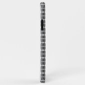 パレスチナ人クフィヤ黒白シェマグ Case-Mate iPhoneケース (裏面/右)