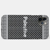 パレスチナ人ケフィエのケース・メイトiPhoneケース Case-Mate iPhoneケース (裏面(横))