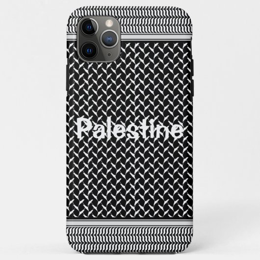 パレスチナ人ケフィエのケース・メイトiPhoneケース Case-Mate iPhoneケース (裏面)