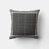 パレスチナ人ケフィエ クッション (裏面)