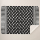 パレスチナ人ケフィエ シェルパブランケット (正面(横))