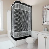 パレスチナ人ケフィエ シャワーカーテン (インサイチュ)