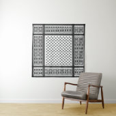 パレスチナ人ケフィエ タペストリー (インサイチュ(横))