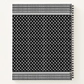 パレスチナ人ケフィエ ノートブック (裏面)