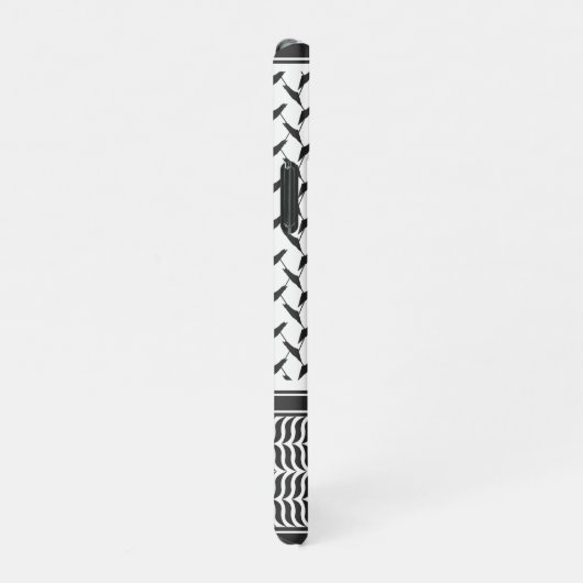 パレスチナ人ケフィエ iPhoneケース (右側)