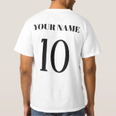 パレスチナ代表サッカーチーム Tシャツ (裏面)