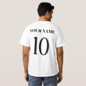 パレスチナ代表サッカーチーム Tシャツ (裏面フル)