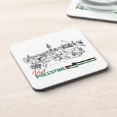 パレスチナ伝統と希望 コースター (左側)