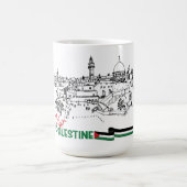 パレスチナ伝統と希望 コーヒーマグカップ (中央)