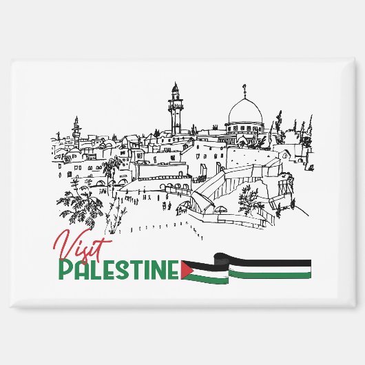 パレスチナ伝統と希望 マグネット (正面)