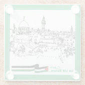 パレスチナ伝統と希望：我々は戻る ガラスコースター (裏面)